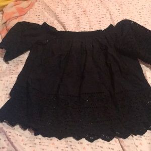 Off the shoulders flowy top